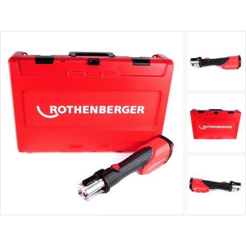 Rothenberger Accu-persmachine | 12-110 mm | Zonder accu, zonder laadapparaat kunststof koffer | 1 stuk - 1000002683 - 1000002683