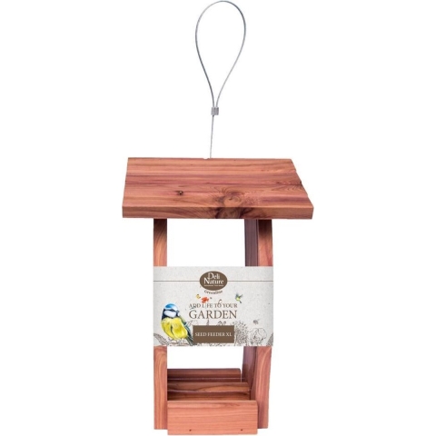 4x Deli Nature Greenline Seed Feeder XL