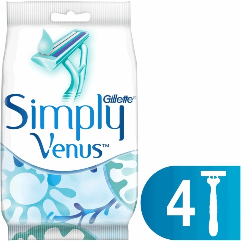 20x Gillette Venus Wegwerpmesjes Simply 2 4 stuks