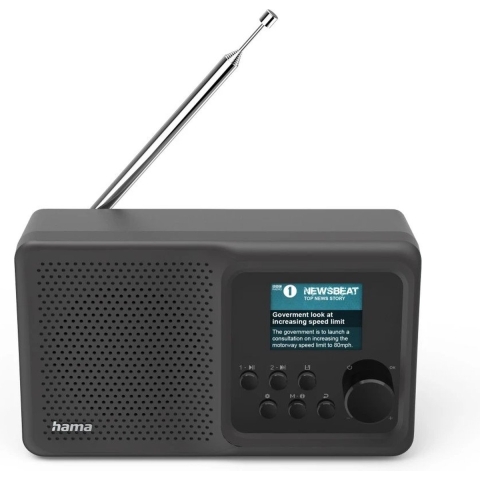 Hama Digitale Radio DR5BT FM/DAB/DAB+/Bluetooth®/accuvoeding