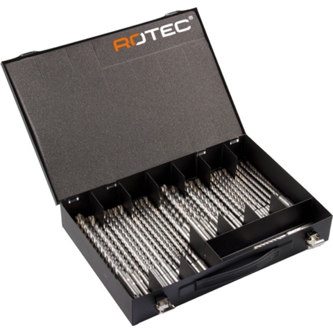 Rotec Hamerborenset | SDS-plus | QUATTRO-X | In koffer | 40-dlg. - 900.1016