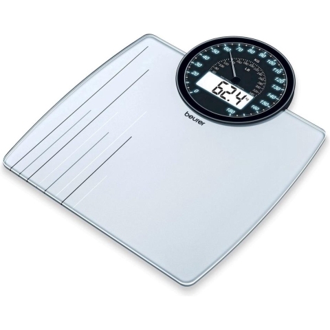 Beurer GS 58 Digitale personenweegschaal Weegbereik (max.): 180 kg Wit, Zwart