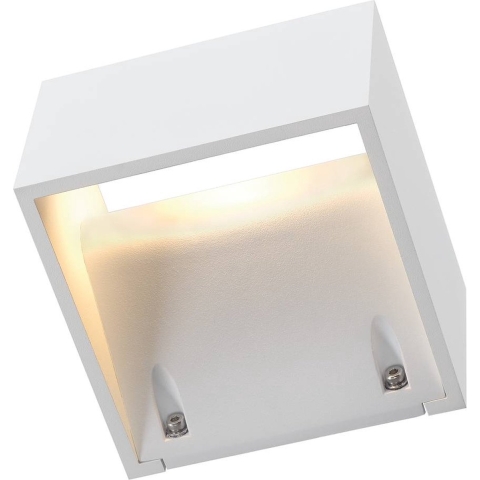 SLV Logs Wall 232101 LED-buitenlamp (wand) LED LED vast ingebouwd 6 W Wit