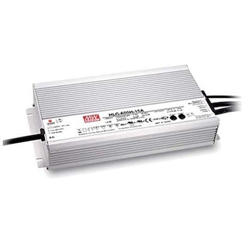 Mean Well HLG-600H-12A LED-driver, LED-transformator Constante spanning, Constante stroomsterkte 480 W 40 A 12 V/DC PFC-schakeling, Overbelastingsbescherming,