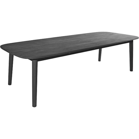 Lennon tafel 280x110x76 cm teak charcoal finish - Max&Luuk
