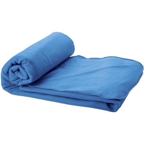 5x Fleece deken zee blauw 150 x 120 cm -