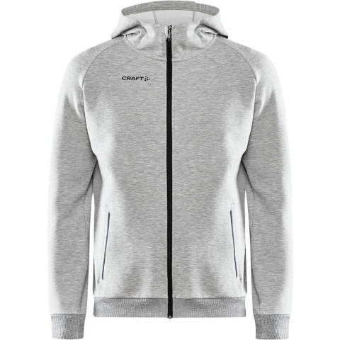 Craft 1910620 Core Soul Full Zip Hood Men - Grey Melange - XL