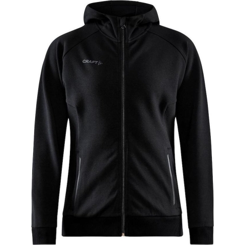 Craft 1910626 Core Soul Full Zip Hood Wmn - Black - S