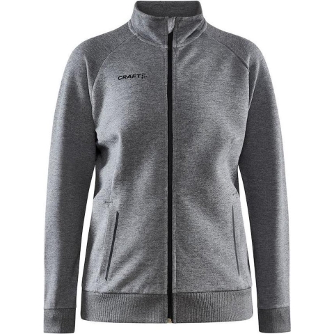 Craft 1910627 Core Soul Full Zip Jacket Wmn - Dark Grey Melange - M