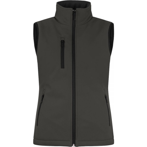 Clique 020959 Padded Softshell Vest Lady - Donkergrijs - XS