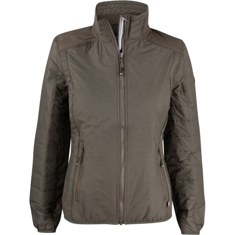 Cutter & Buck 351427 Packwood Jacket Ladies - Olijfgroen Mélange - XXL