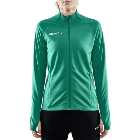 Craft 1910155 Evolve Full Zip Wmn - Team Green - M
