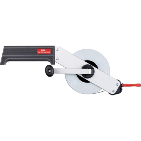 Sola Stalen landmeter 30mtr Tracker TR30, Eindhaak, wit EG-Klasse 2 SB - 50051101 - 50051101