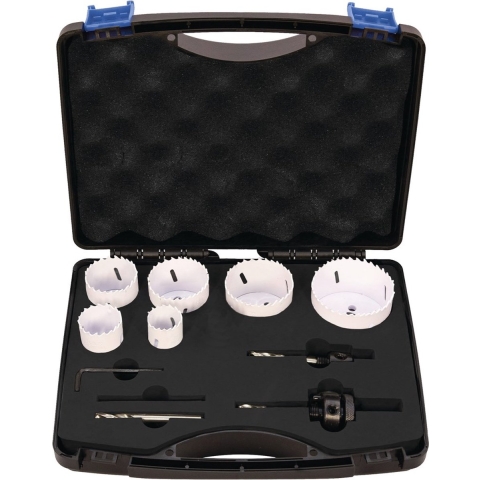Promat Gatenzagenset | 10-delig 22-68 mm | snijdiepte 38 mm bimetaal - 4000814643 4000814643