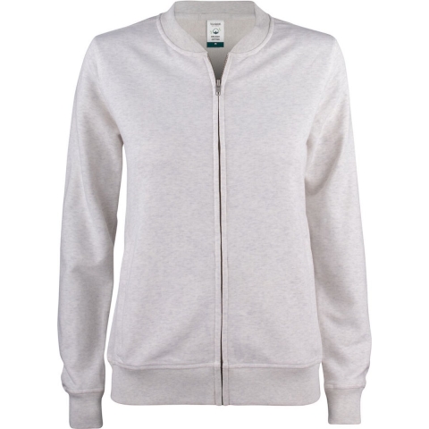 Clique 021007 Premium OC Cardigan Ladies - Nature Melange - XS