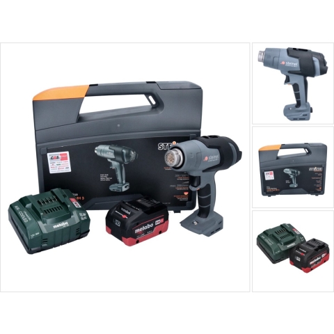 Steinel Accu Heteluchtpistool MH3 KF accu en lader - 066604 066604