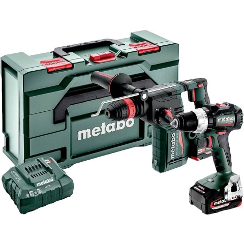 Metabo Combo set 2.4.8 | Accu-machines set | 18V | BS 18 LT BL | KH 18 LTX BL 24 Q | metabox 340 L 685219650