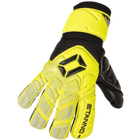 Stanno 481407 Hardground Goalkeeper Gloves V - Yellow-Black - 8.5
