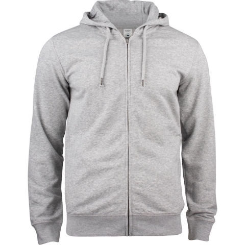 Clique 021004 Premium OC Hoody FZ - Antraciet Melange - XL