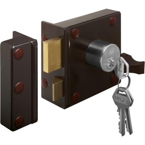 Lips 1753 Cilinderoplegslot met vaste buitencilinder | dag- en nachtschoot | SKG** | DM 50mm | draairichting 1. - 7956049
