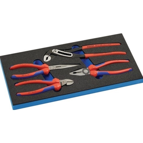 Knipex Gereedschapsmodule | 4-delig 1/3-module | set tangen | Knipex tangenset | 1 stuk - S4000871292 - S4000871292