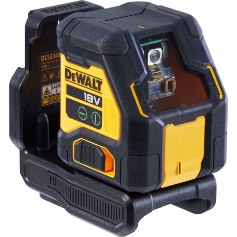 DeWALT DCLE34021N-XJ Accu Kruislijnlaser Groen 18V XR zonder accu&apos;s en lader in T-Stak - DCLE34021N-XJ