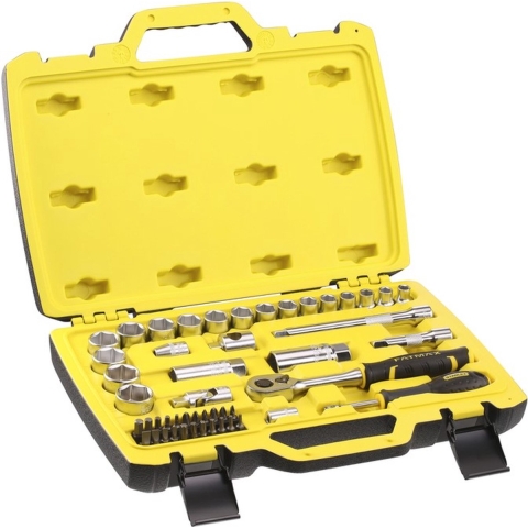 Stanley handgereedschap FATMAX Dopsleutelset 3/8" - 49 delig - FMMT82684-1 - FMMT82684-1