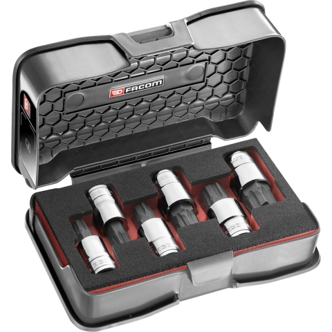 Facom STM.J6MGRPPB | 6-DELIGE | 1/2 " | GRIP-BITDOPPEN | SET | 10-19MM - STM.J6MGRPPB