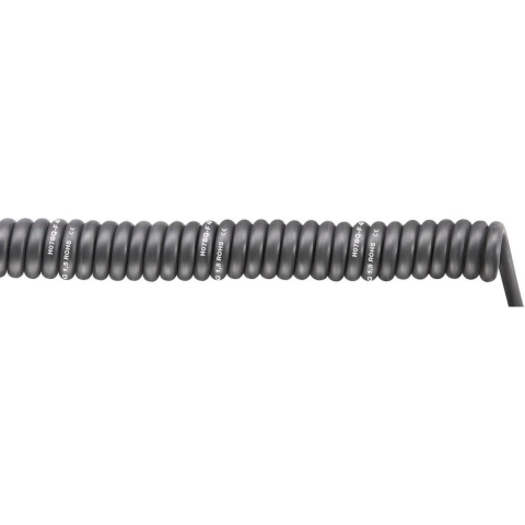 LAPP 70002761 Spiraalkabel SPIRAL H07BQ-F 2000 mm / 6000 mm 5 G 1.50 mm² Zwart 1 stuk(s)