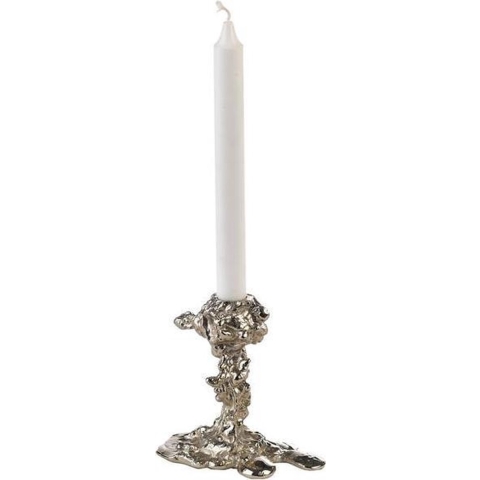 POLSPOTTEN Drip Kandelaar Small Zilver