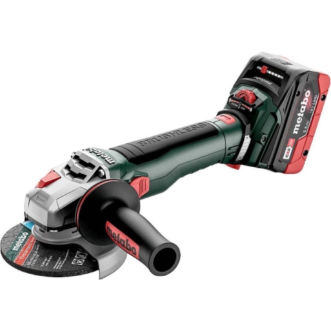 Metabo WVB 18 LT BL 11-125 Quick Accu Haakse Slijper | 18V | 2 x 5,5 Ah accu + snellader | Metabox 165L - 613057660