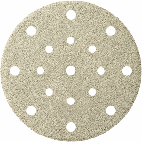 Klingspor Schuurpad met klitbevestiging | GLS 51 150 mm korreling 80 | voor lak korund | Gatenaantal 8 + 8 + 1 | 100 stuks - 301925 301925