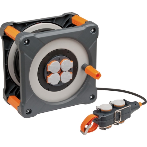 Brennenstuhl Profi CUBE Kabelhaspel | PB 33m | 5m RN 3G2,5 | KC 3100 | IP44 - 9212380100