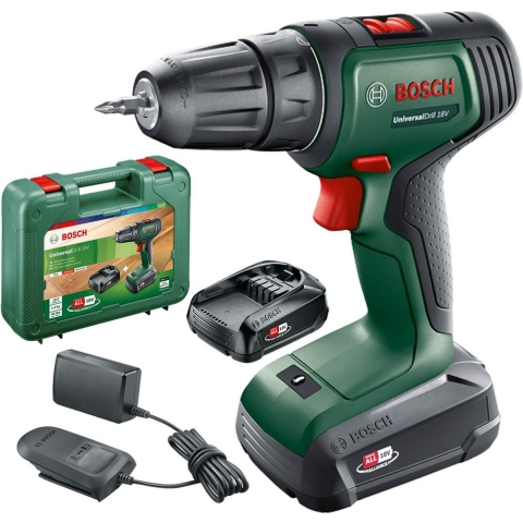 Bosch Groen UniversalDrill 18V | Accuschroefboormachine - 06039D4002
