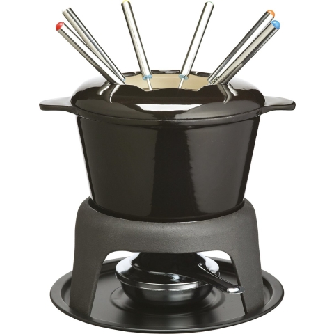 MasterClass Fondueset Gietijzer Zwart