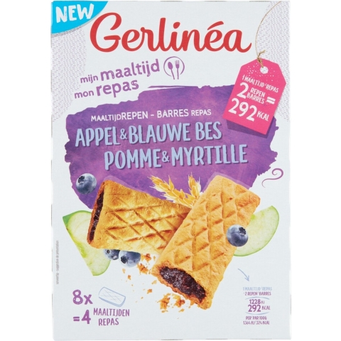 6x Gerlinea Repen Gevuld Appel&Blauwe Bes 8x45 gr