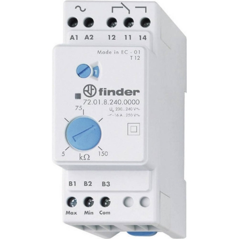 Finder 72.01.8.024.0000 Bewakingsrelais 24 V/AC 1x wisselcontact Niveaubewaking 1 stuk(s)
