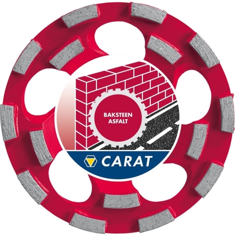 Carat Carat Slijpkop Dustec ® Ø180X22.23Mm Type Baksteen Premium - CUBD1803A0