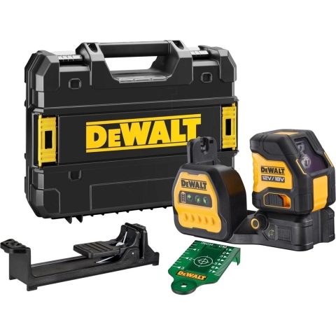 DeWalt DCE088NG18 | Accu Kruislijnlaser | Groen | 12/18V | Excl. accu en lader - DCE088NG18-XJ