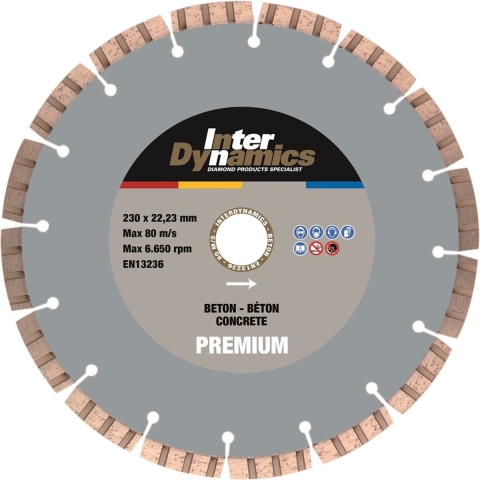Inter Dynamics Diamantzaag Beton Premium 300x20mm - 320320