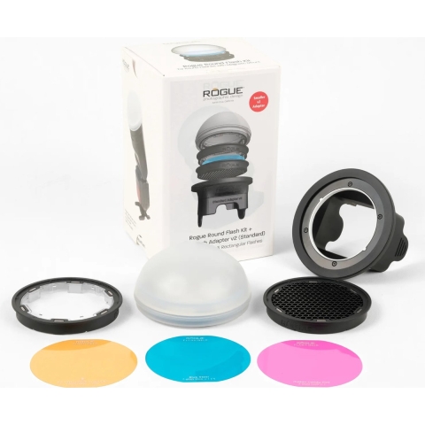 Rogue Round Flash Kit + Flash Adapter V2 (Standard)A