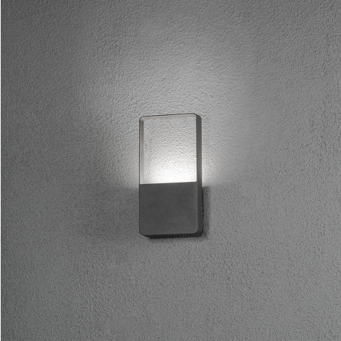 Konstsmide Matera 7850-370 LED-buitenlamp (wand) Energielabel: G (A - G) 6 W Antraciet