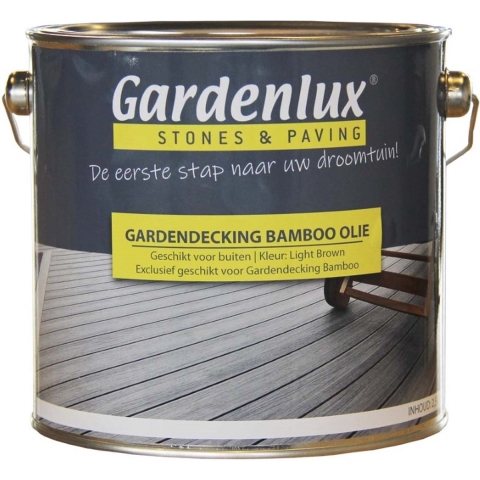 Bamboo olie 2,5 liter - Gardenlux