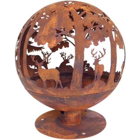 Esschert Vuurbal Laser Cut Roest 58 cm