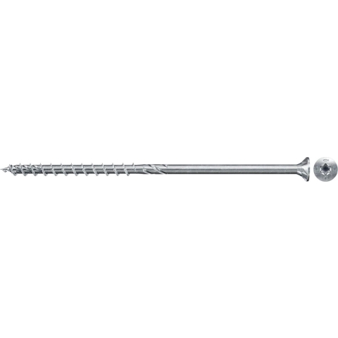 Fischer PowerFast II 568165 Houtschroef 8 mm 400 mm Binnen-T, Interne vertanding, TX, Torx, T-profiel Staal Galvanisch verzinkt 50 stuk(s)