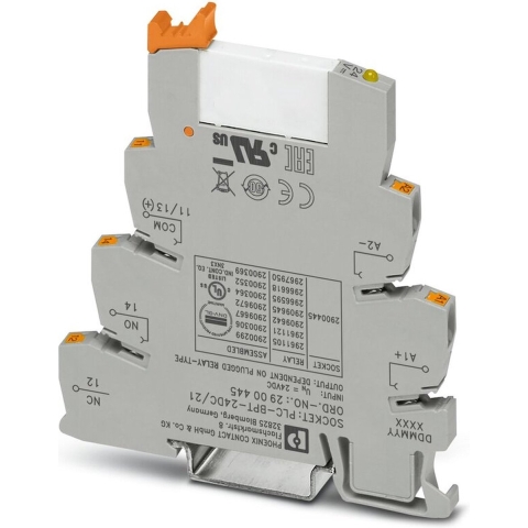 Phoenix Contact PLC-RPT- 24DC/21 Interfacerelais 24 V/DC 6 A 1x wisselcontact 10 stuk(s)