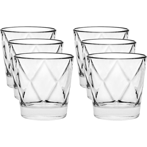 24x Luxe drinkglazen/waterglazen transparant 290 ml Concerto -