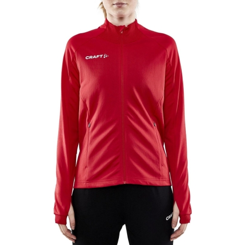 Craft 1910155 Evolve Full Zip Wmn - Bright Red - XS