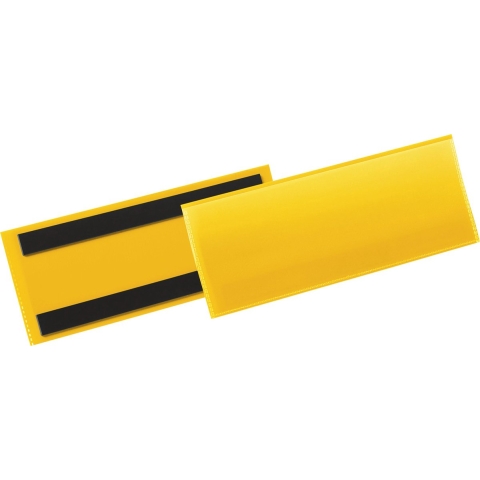 Durable Etikettenhouder | B210xH74mm geel | magnetisch | pak a 50 stuks - 175704 175704