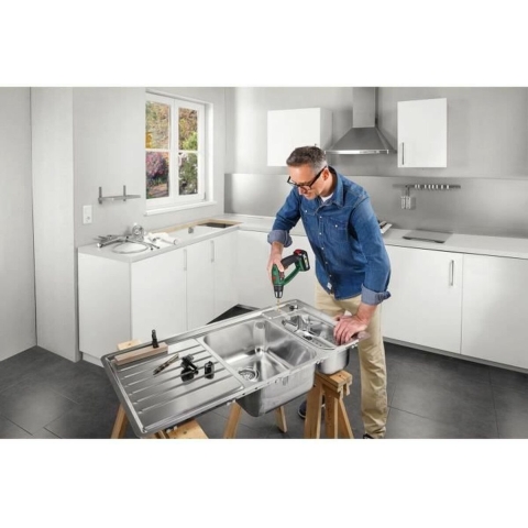 Bosch Groen PSB 18 LI-2 Ergonomic Accuschroefklopboormachine | met 1 accu 2.5Ah - 06039B0300